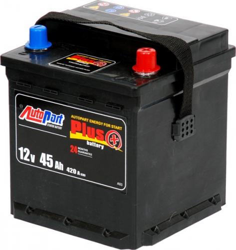 Autobaterie (akumulátor) AutoPart GALAXY PLUS 12V 45 Ah 360 A  při dodání použité baterie